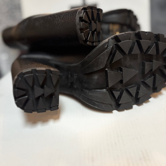 🆕SCHUTZ Black Heeled Combat Boots🥰 - Picture 4 of 7